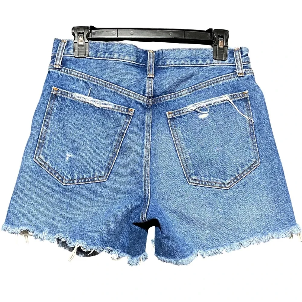 Abercrombie & Fitch High Rise Distressed 4